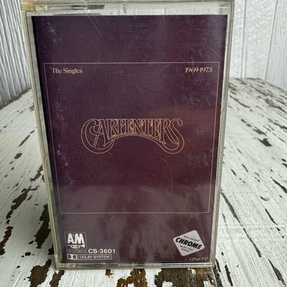 The Carpenters The Singles 1969-1973 AM Records CS-3601 Cassette Tape Vintage - Picture 4 of 7